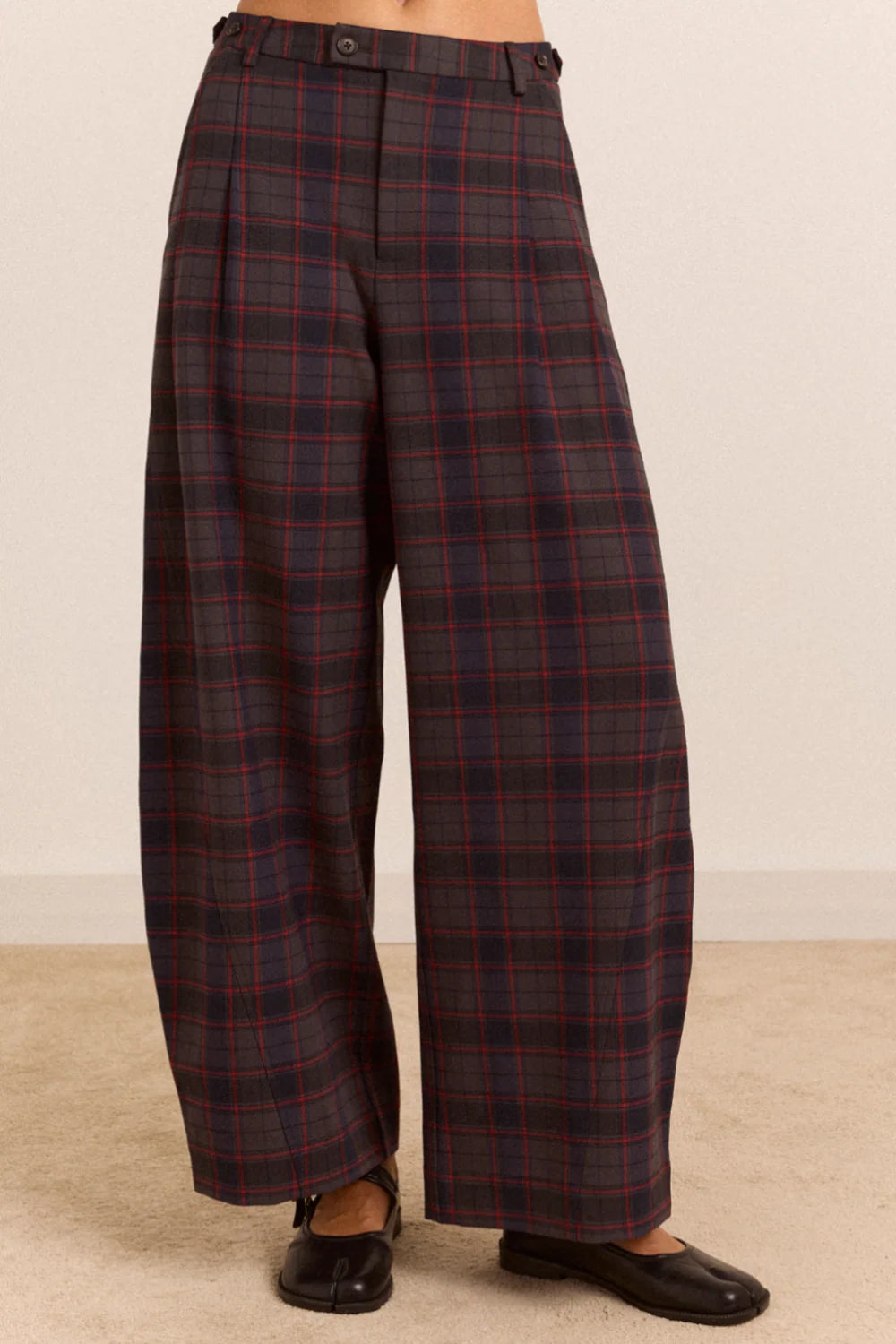 Damson Madder Haisley Sirius Check Trouser