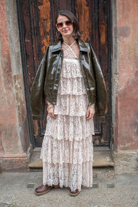 Baum Und Pferdgarten Annelise Lace Tiered Dress - The Mercantile London