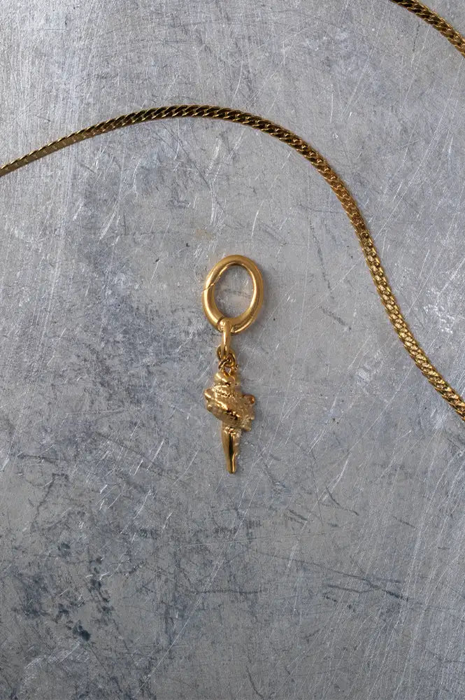 Ashiana London Serena Shell Gold Charm