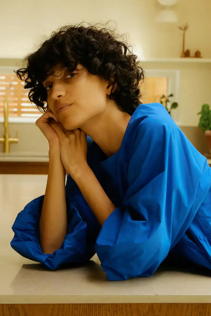 L.F. Markey Apollo Cobalt Blue Dress - The Mercantile London