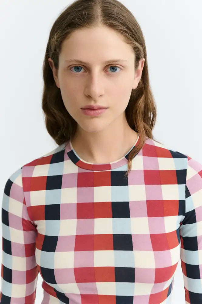 Thinking Mu Brisa Chesire Checks Top