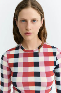 Thinking Mu Brisa Chesire Checks Top