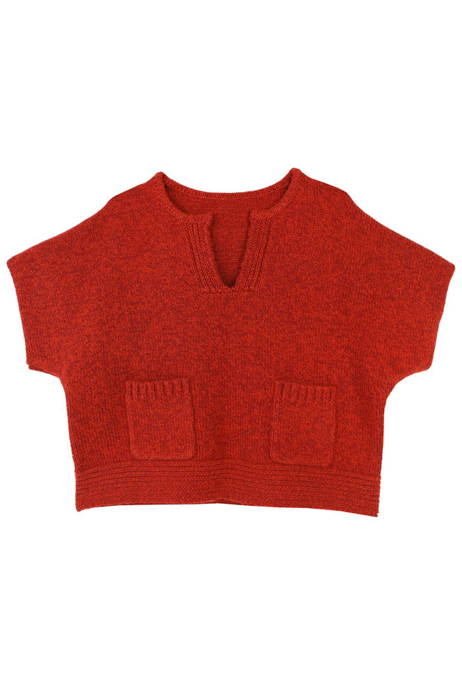 L.F. Markey Grayson Rust Knitted Top - The Mercantile London