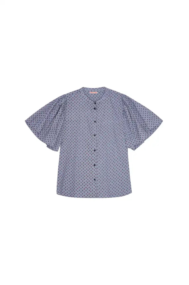 Habiba Astrid Sapphire Butterfly Shirt