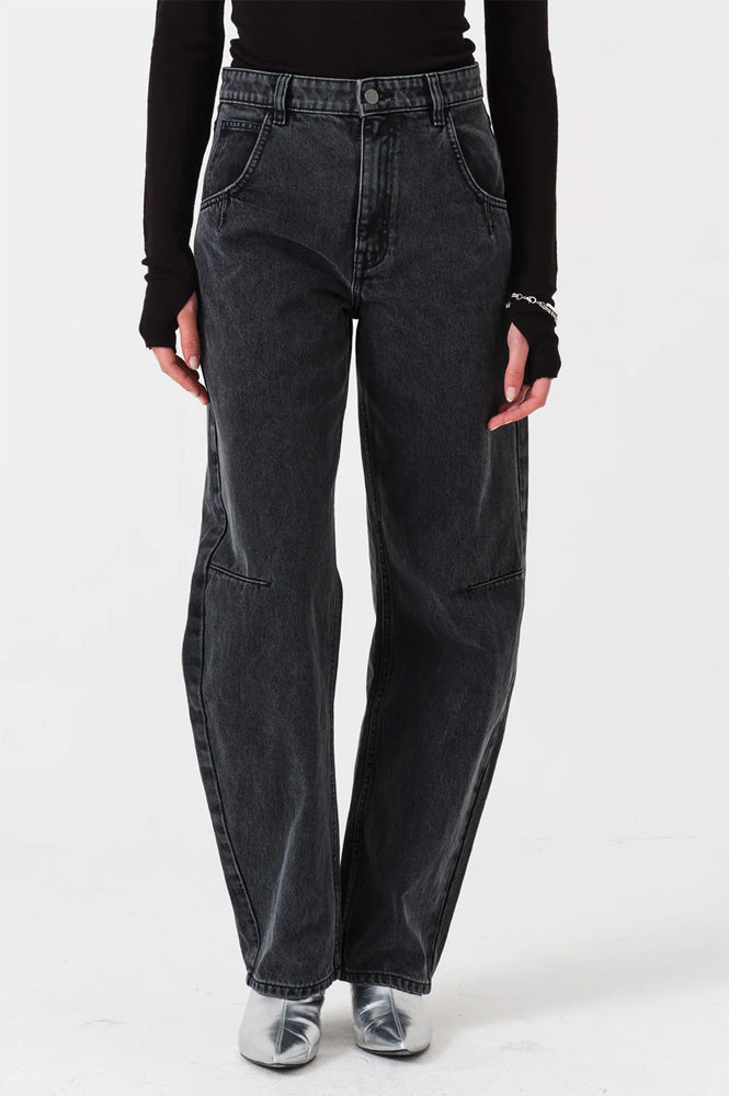 Seventy + Mochi Nina Raven Barrel Leg Jeans - The Mercantile London