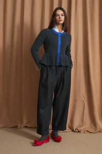 Sophie + Lucie Leila Grey Knitted Cardigan