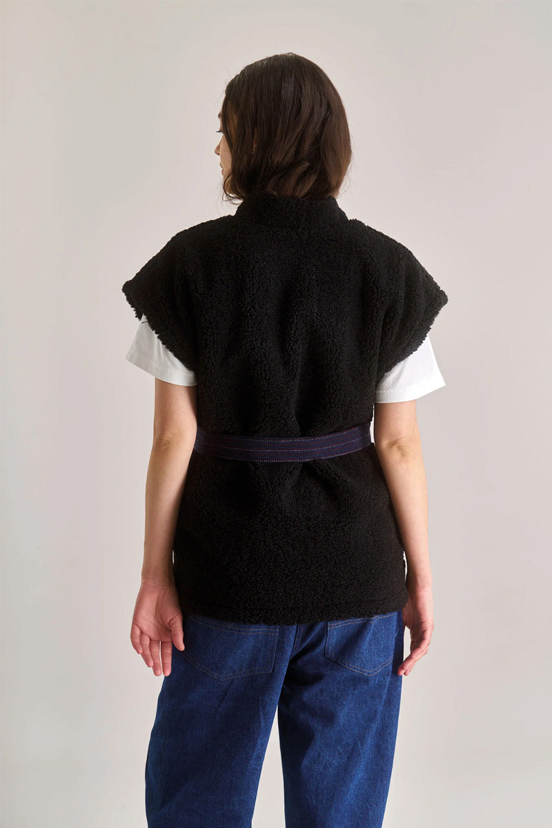 Komodo Georgie Black Reversible Gilet - The Mercantile London