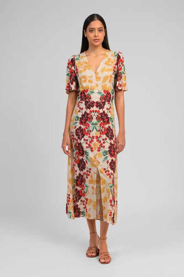 An'ge Onessa Forest Printed Dress - The Mercantile London