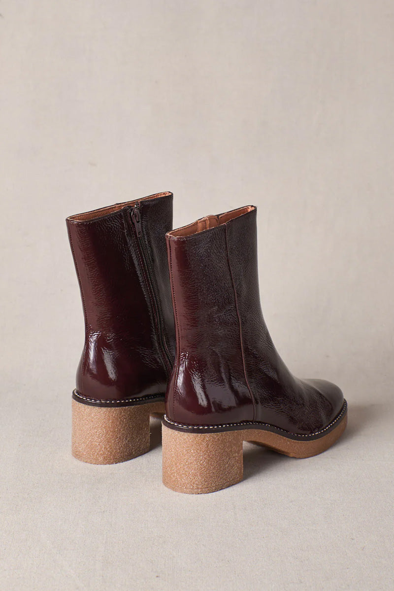 Petite Mendigote Clara Penny Brown Ankle Boots - The Mercantile London