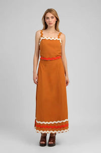 An'ge Roline Gold Ric Rac Skirt