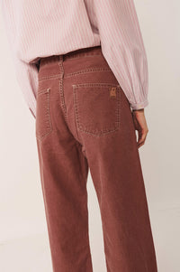 Indi & Cold Cherry Washed Twill Trousers - The Mercantile London