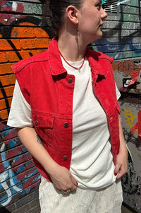 Frankie. Red Roses M / L Vest