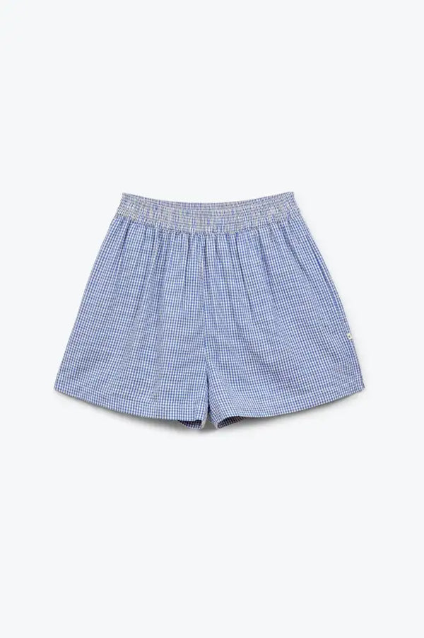 A.P Vichy Cobalt Gingham Shorts - The Mercantile London