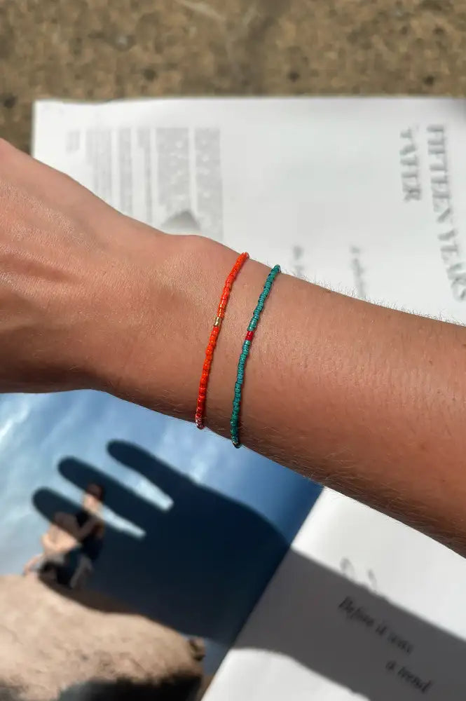 MAAS Teal & Red Cami Bracelet