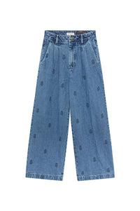Maison Hotel Paco Embroidered Jeans - The Mercantile London