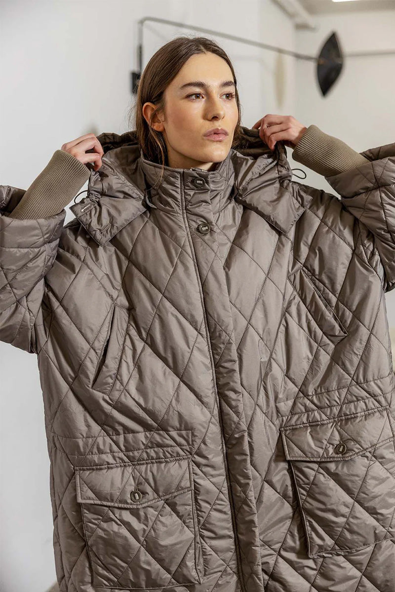 Project AJ117 Neva Rock Quilted Coat – The Mercantile London