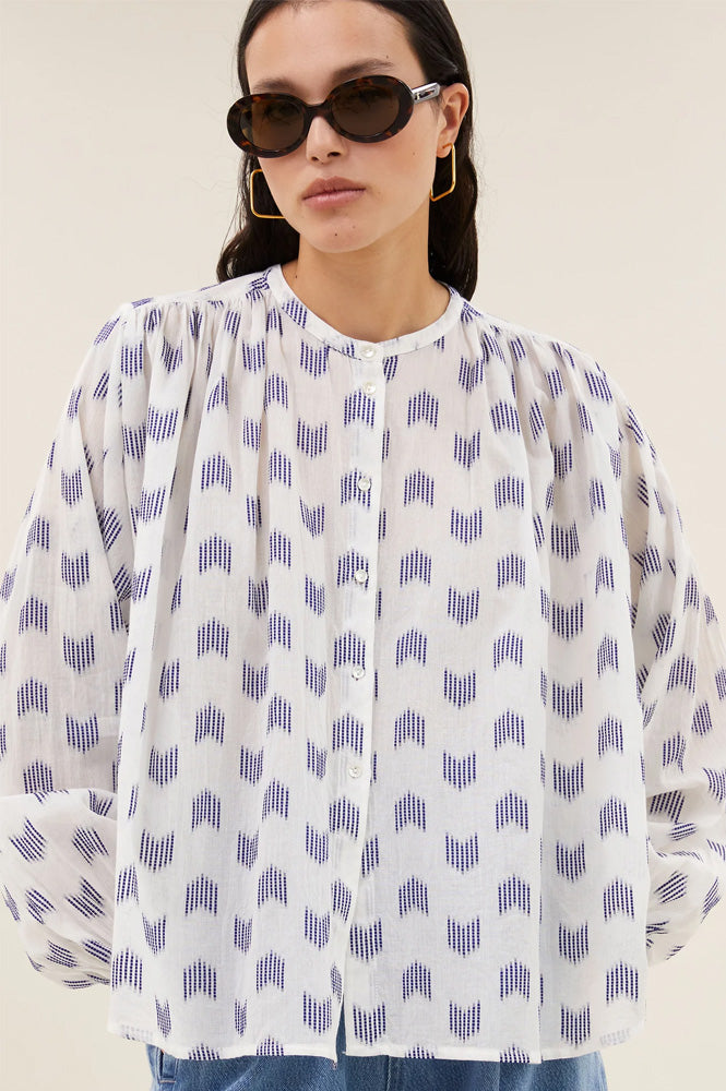 By-Bar Nyka Oase Blue Blouse