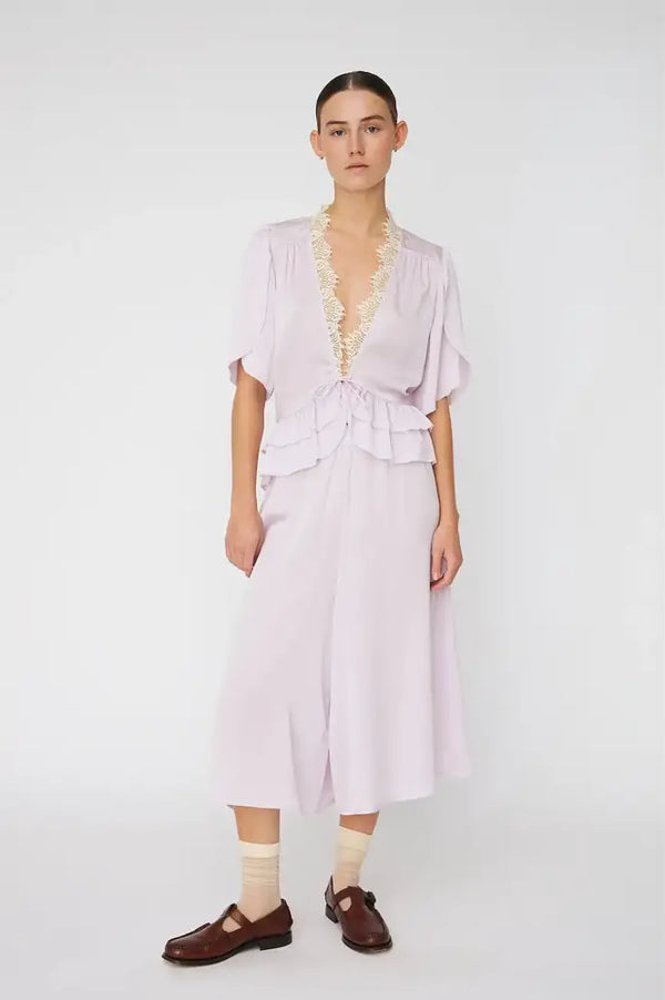 Stella Nova Light Purple Delicate Tieband Blouse