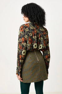 Louche Aubin Burray Check Fern Skirt