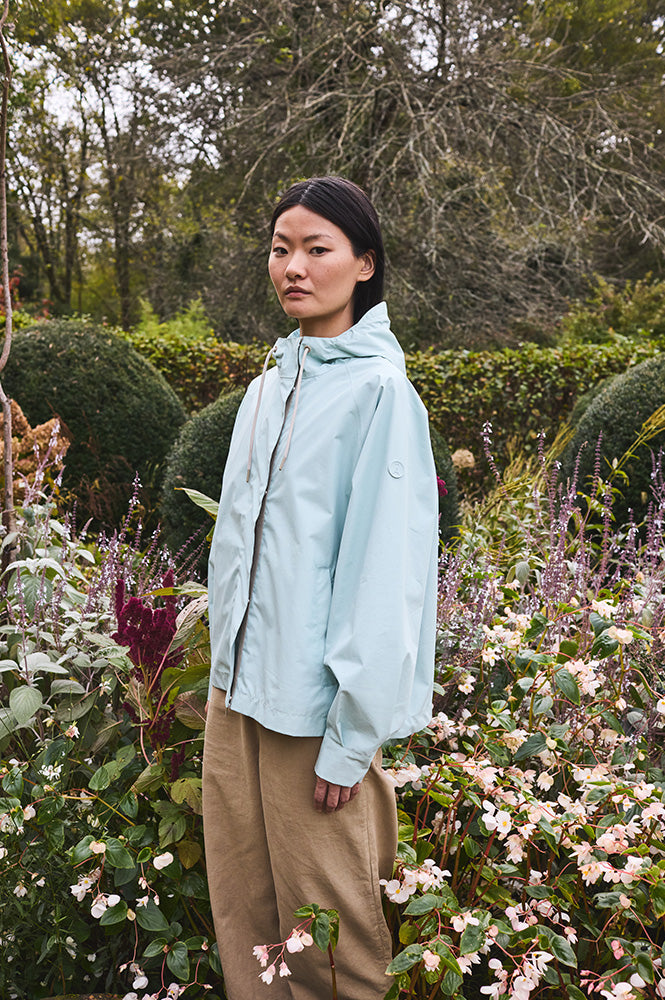 Tantä Dhuda Blue Haze Raincoat - The Mercantile London