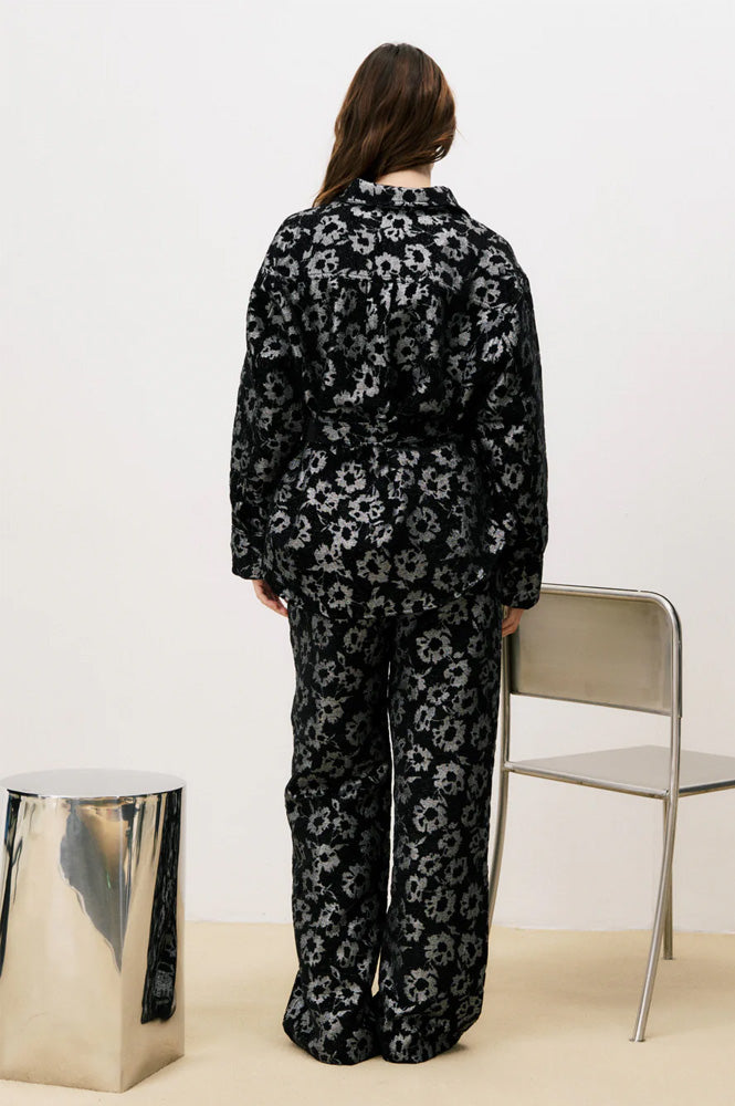 FRNCH Giuni Black And Silver Shirt - The Mercantile London