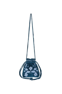 Lolly's Laundry Thelma Navy Drawstring Bag