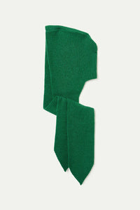 Compania Fantastica Green Knit Hooded Scarf - The Mercantile London