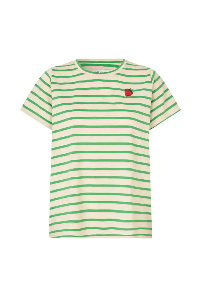 Lolly's Laundry Roma Green Stripe T-Shirt - The Mercantile London