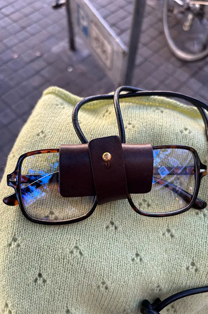 Kate Sheridan Date Leather Glasses Lanyard