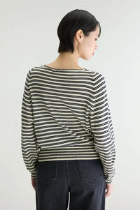 Bellerose Gerhi Milky-Way And Navy Striped Sweater