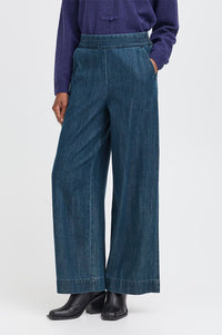 ICHI Aubery Denim Trousers - The Mercantile London