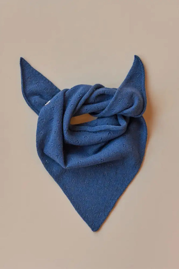 Rove Lapis Pointelle Neckerchief