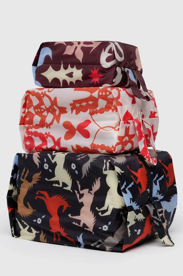 Baggu Western Cut-Outs 3D Zip Set - The Mercantile London