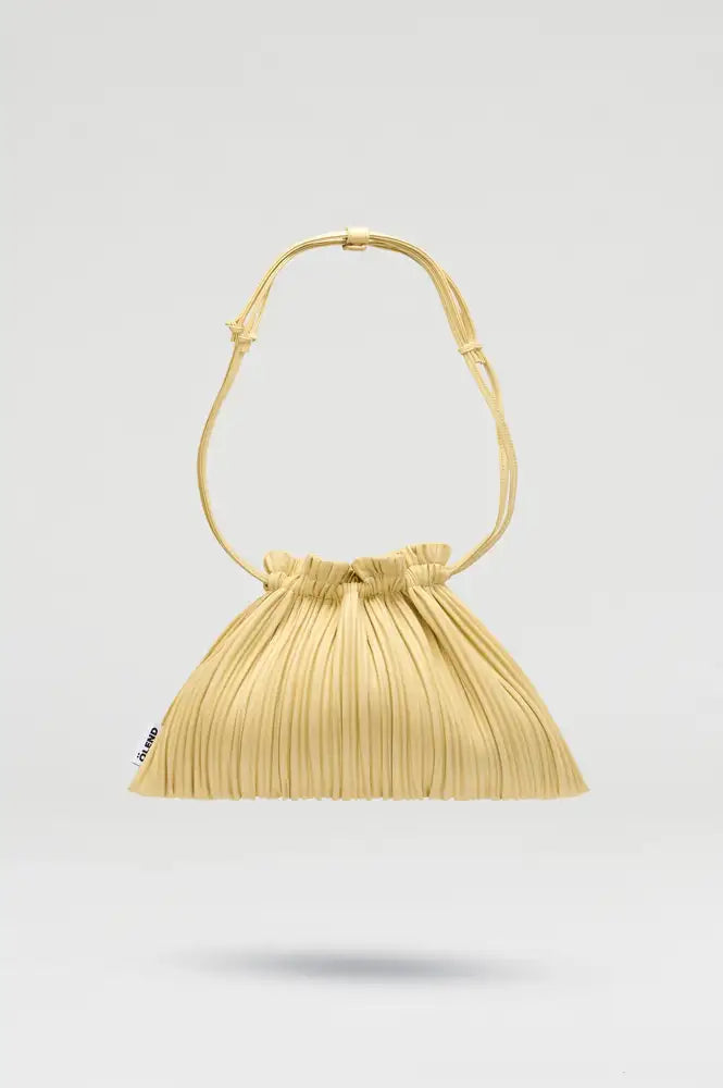 Ölend Shell Vegan Leather Butter Yellow Bag