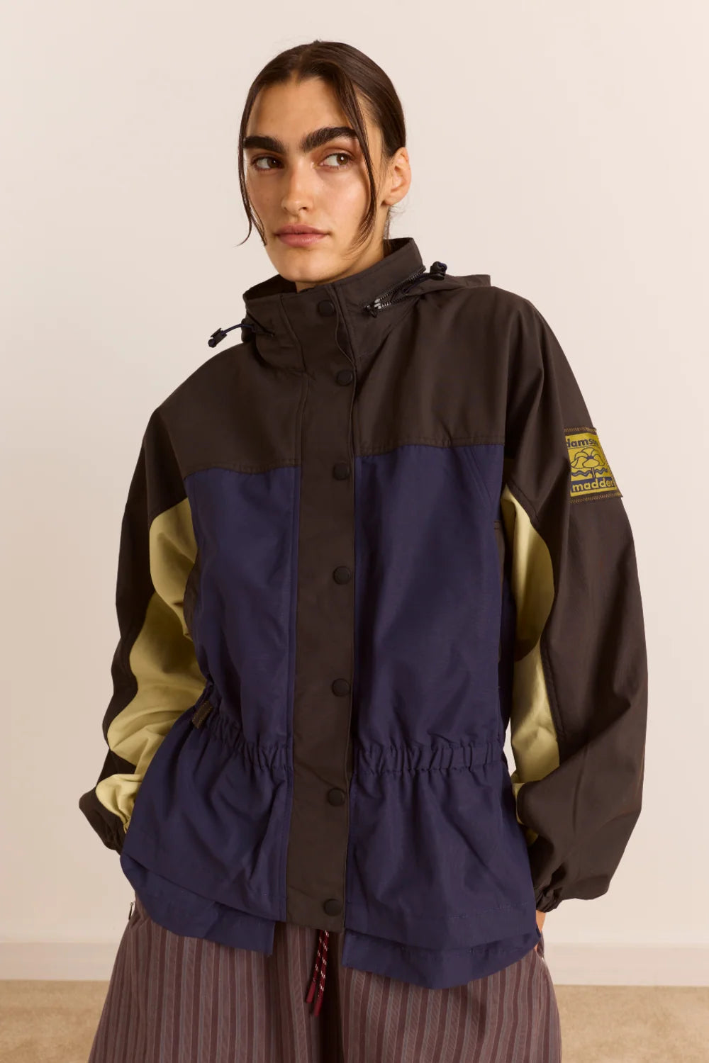 Damson Madder Athena Navy Sage Raincoat