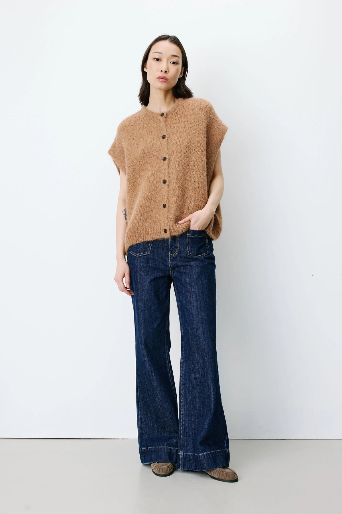 Grace & Mila Addison Camel Cardigan