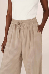 Grace & Mila Stay Grey Beige Trousers - The Mercantile London