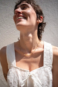 Shyla Venus Slim Pearl Necklace