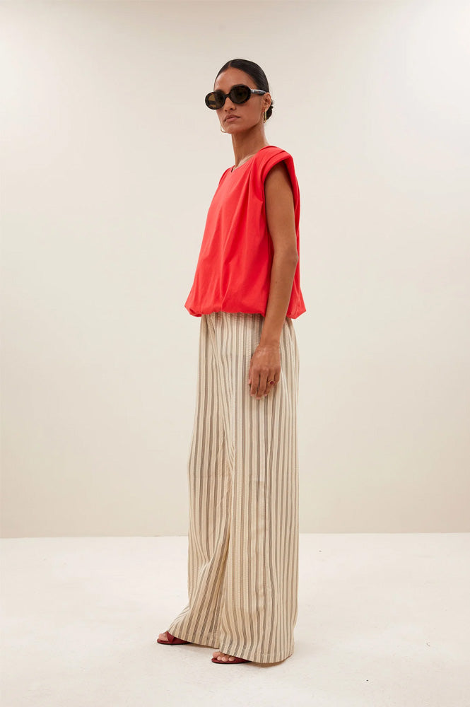 By-Bar Nilou Lollypop Jersey Top - The Mercantile London