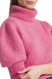 American Dreams Piro Pink Rollneck Jumper - The Mercantile London