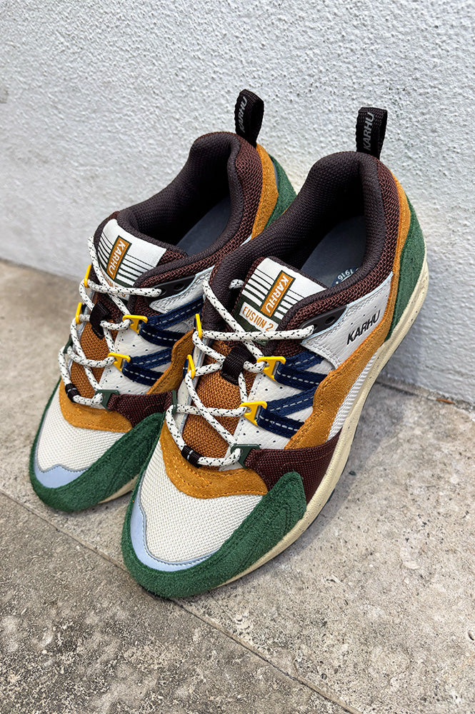 Karhu Fusion 2.0 Douglas Fir And Navy Peony Trainers