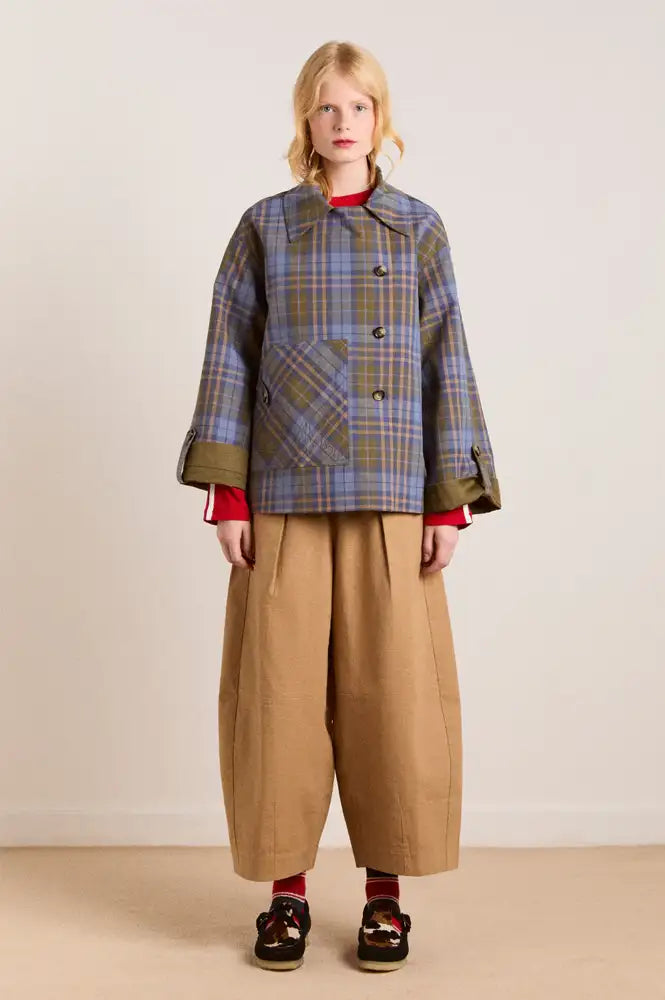 Damson Madder Jerry Olive Reversible Trench Coat