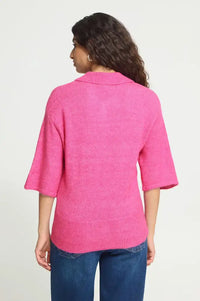 ICHI Kamara Meadow Mauve Knitted Cardigan