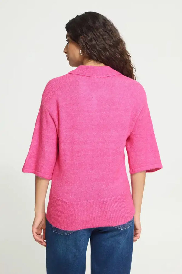 ICHI Kamara Meadow Mauve Knitted Cardigan
