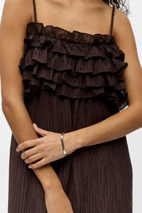 Object Lyne Seal Brown Dress - The Mercantile London