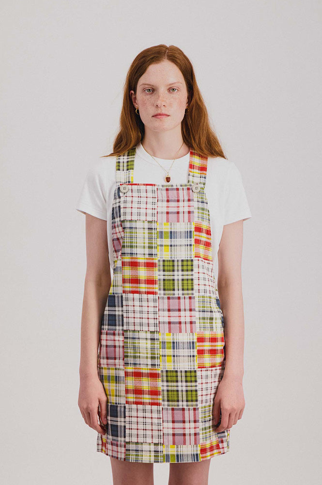 Howlin Cosmic Tropical Madras Mix Dress - The Mercantile London