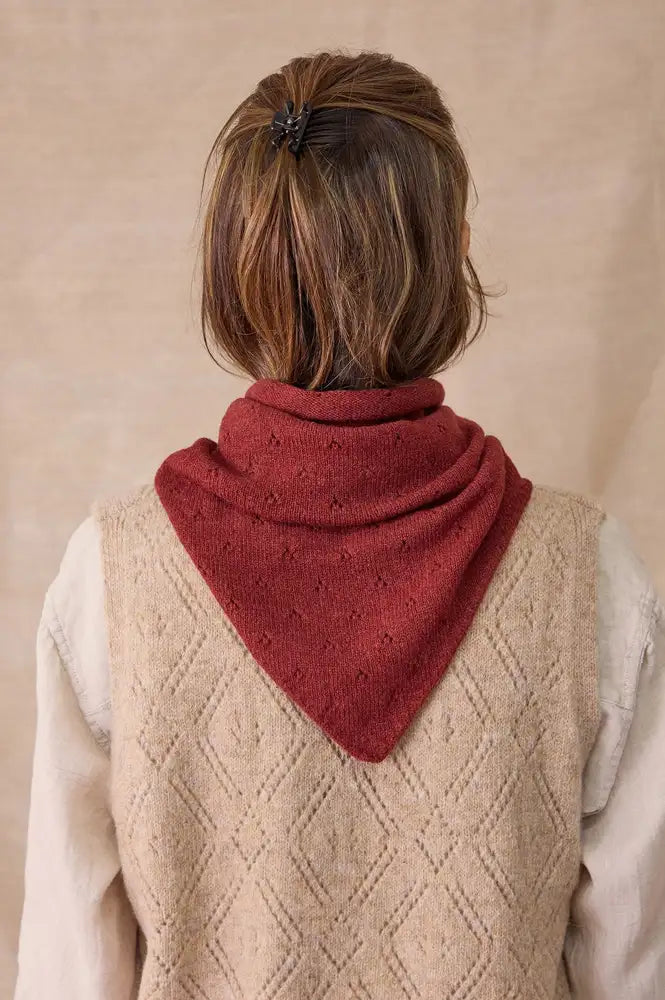 Rove Berry Pointelle Neckerchief
