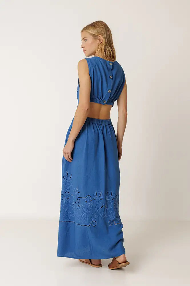 Indi & Cold Azul Cut-Out Dress - The Mercantile London