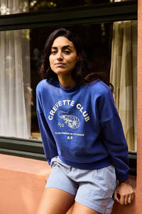 A.P Crevette Club Cobalt Sweatshirt - The Mercantile London