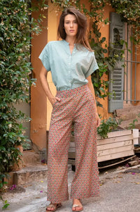 Zen Ethic Leana Opio Green Trousers - The Mercantile London